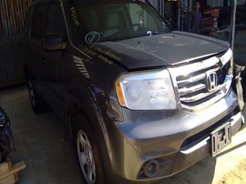 2012 HONDA PILOT, GRAY, LX, 3.5L, AT, FWD,  A25081